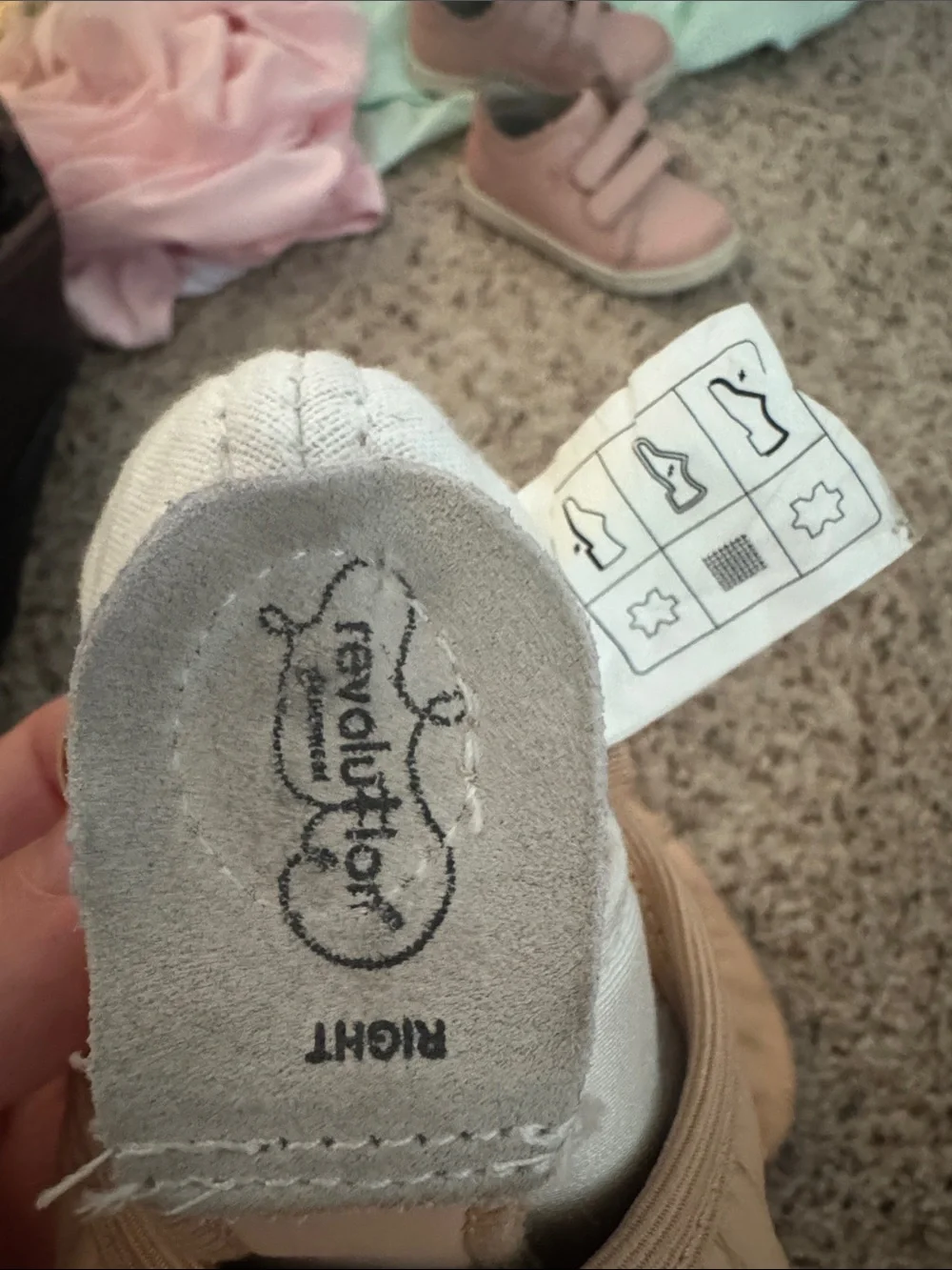 Children's Ballet shoes in pink
